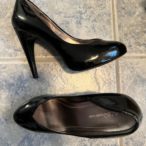 BCBGeneration Black Glossy Pumps (3inch heels) - Picture 3 of 3